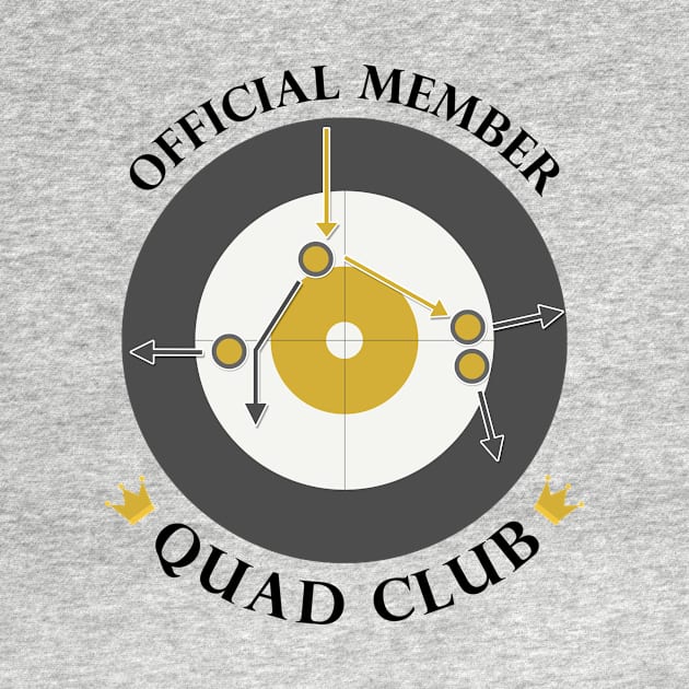 The "Quad Club" - Black Text by itscurling